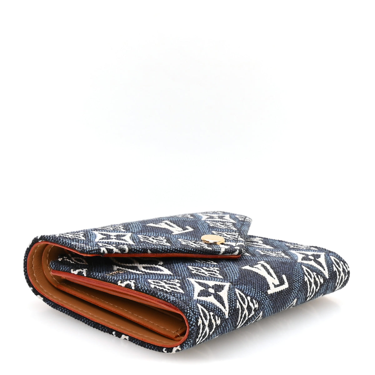 Louis Vuitton Jacquard Since 1854 Victorine Wallet Blue 4 of 7