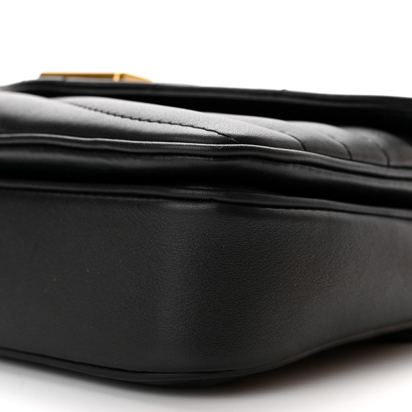Calfskin LV New Wave Chain Bag Black