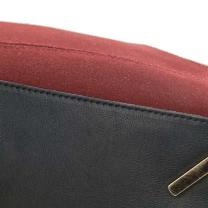 Loewe Suede Medium Puzzle Bag Red 12 of 15