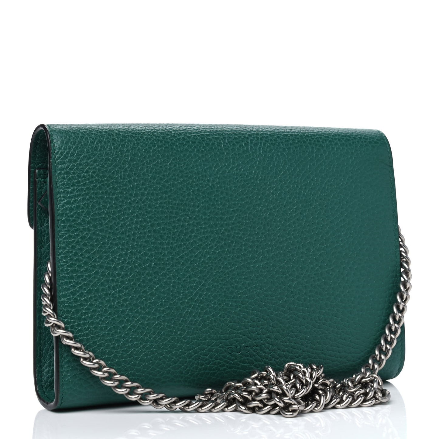 Calfskin Mini Dionysus Chain Wallet Emerald