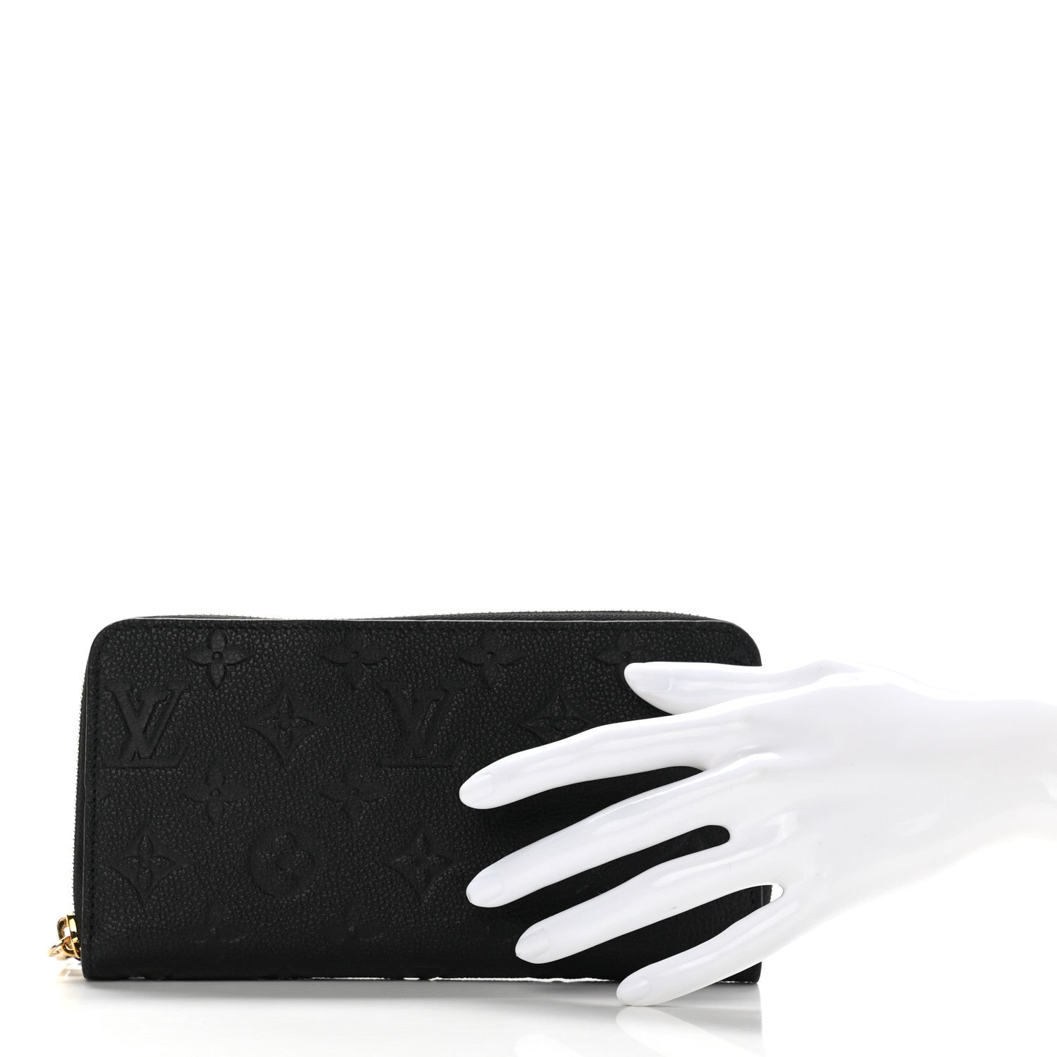 Louis Vuitton Empreinte Zippy Wallet Black 2 of 8