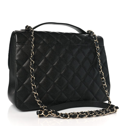 Chanel Caviar Quilted Large Business Affinity Flap Black 3 of 11