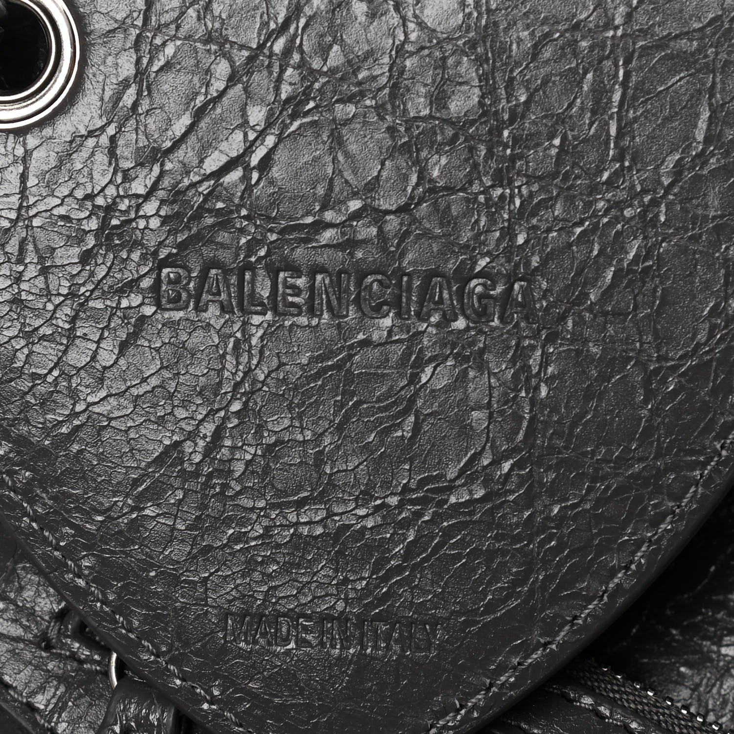 Balenciaga Agneau Arena Le Cagole Shoulder Bag XS Dark Grey 8 of 19