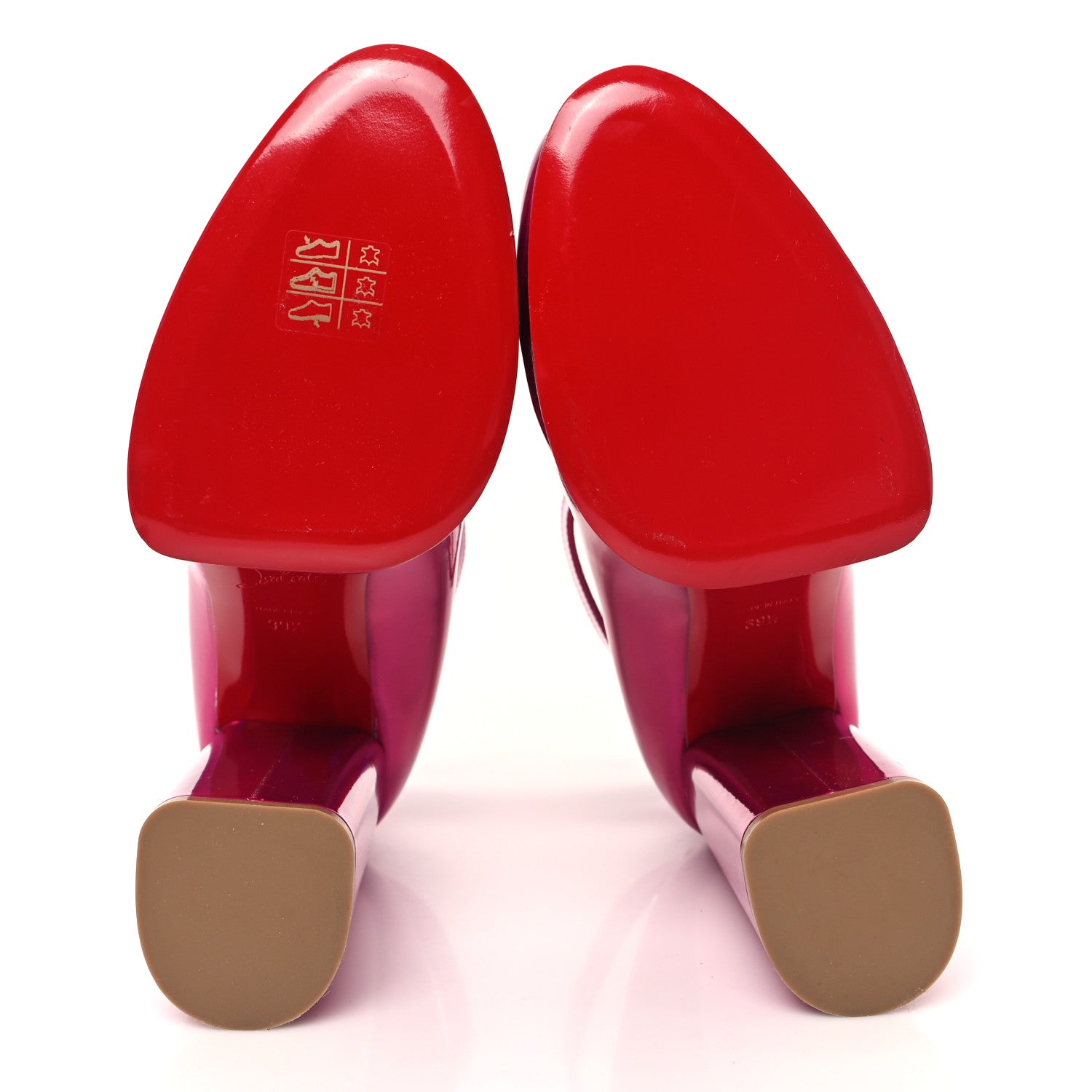 Christian Louboutin Metallic Patent Yazefir 130 Platform Sandals 39.5 Pink 6 of 11