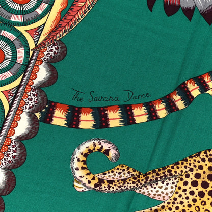 Hermes Cashmere Silk The Savana Dance Shawl 140 6 of 8