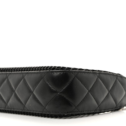 Chanel Mesh Shiny Lambskin Clutch With Chain Black 11 of 12