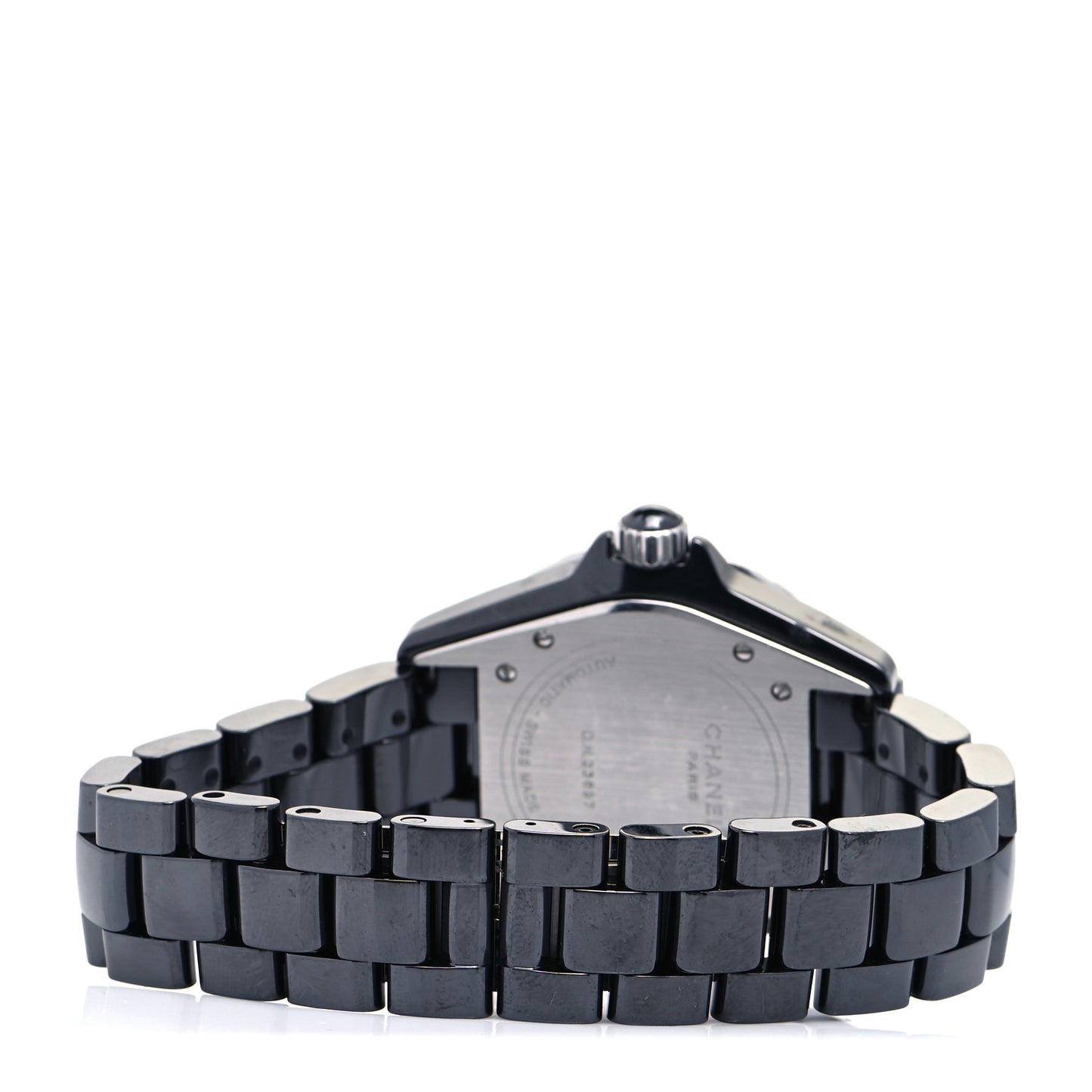 Stainless Steel Ceramic 38mm J12 Automatic Watch Black