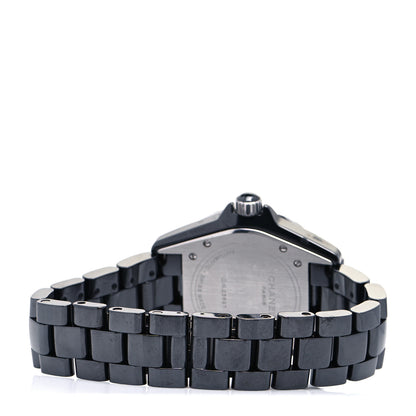 Chanel Stainless Steel Ceramic 38mm J12 Automatic Watch Black 3 of 6