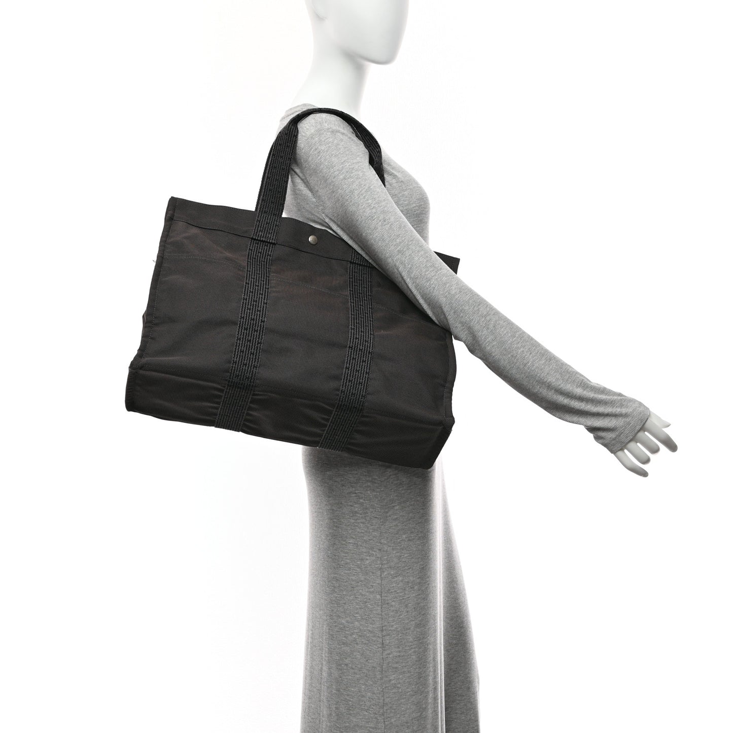 Canvas Herline Tote GM Grey