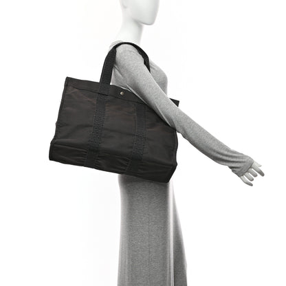 Hermes Canvas Herline Tote GM Grey 2 of 11