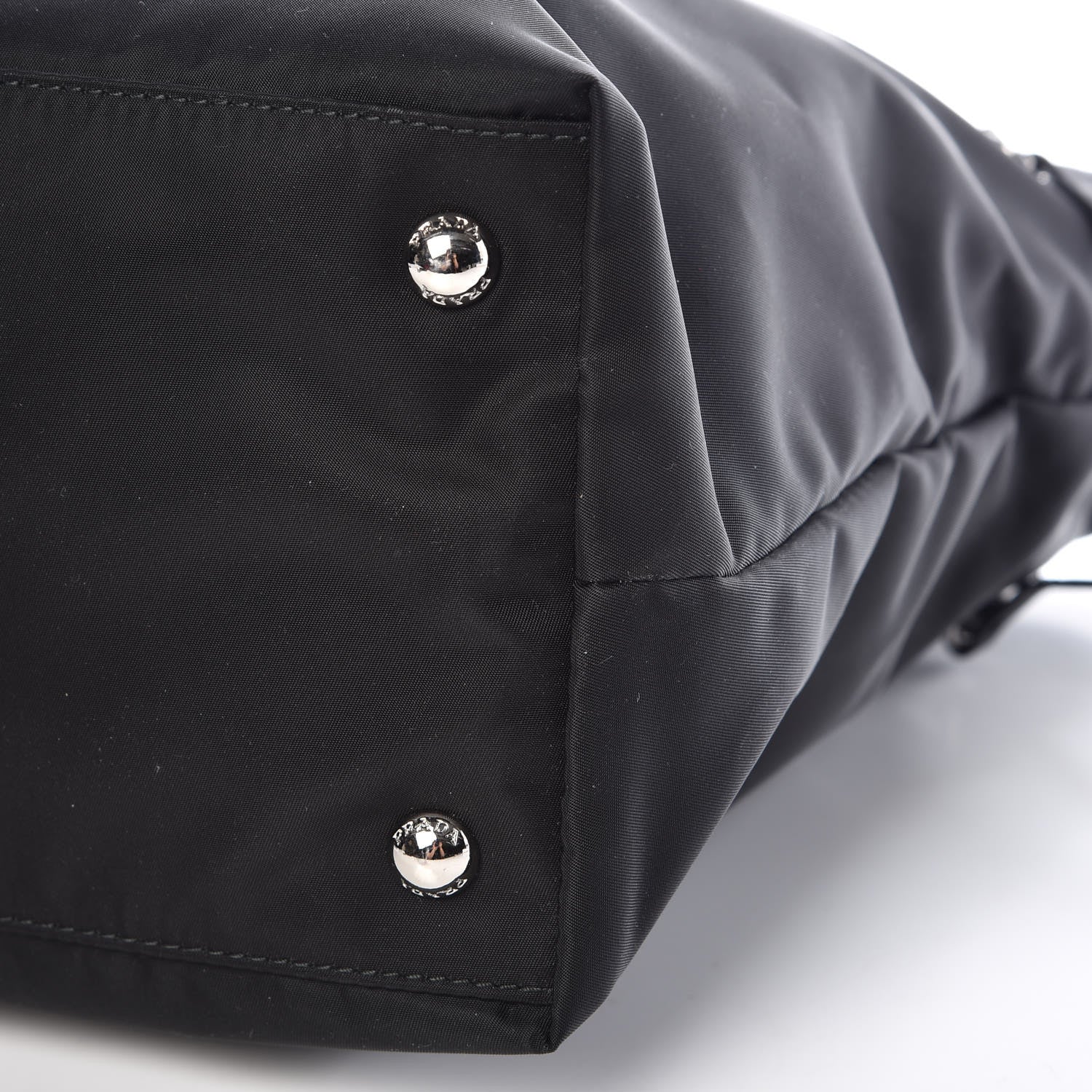 Prada Tessuto Nylon Saffiano Tote Black 10 of 10