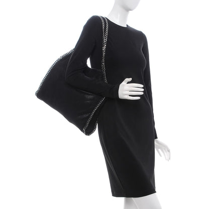 Stella McCartney Shaggy Deer Small Falabella Tote Black 2 of 8