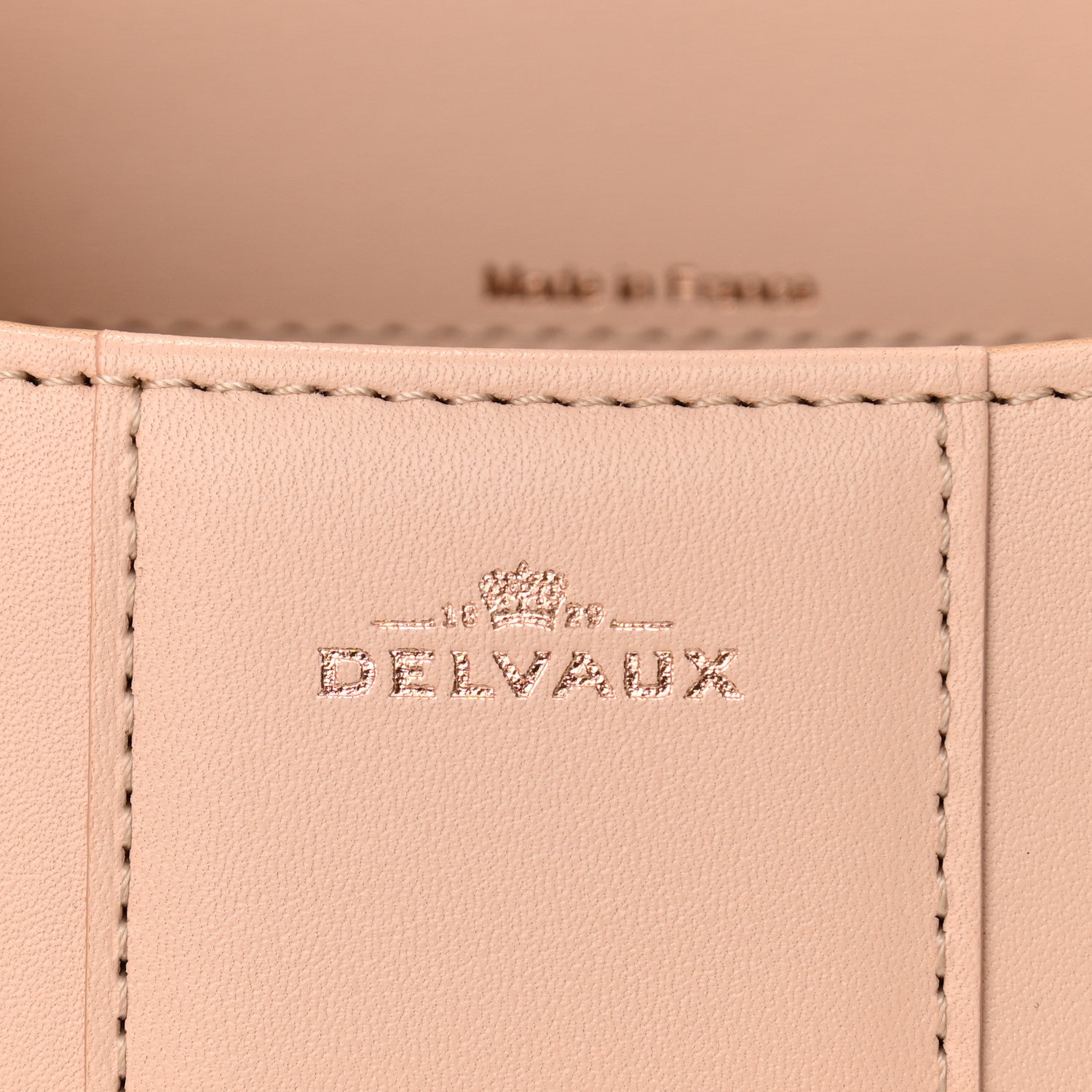 Delvaux Grained Calfskin Mini Brillant Satchel Light Pink 5 of 9