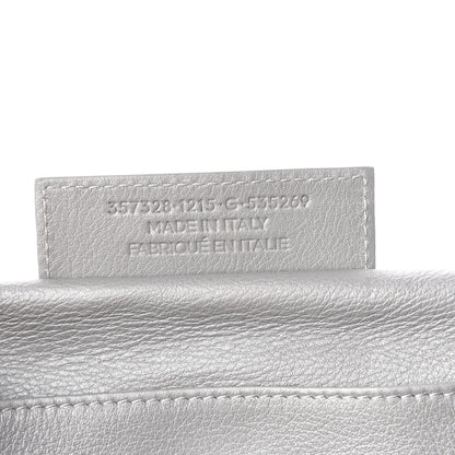 Balenciaga Veau Papier Sight Clutch Gris Metal 9 of 10