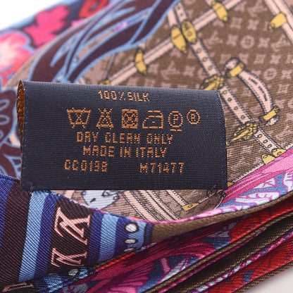 Louis Vuitton Silk Louis A Paris Bandeau Fuchsia 4 of 4
