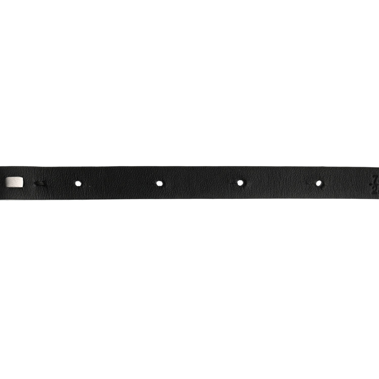 Chanel Calfskin Metal CC Chain Belt 70 28 Black White 4 of 5
