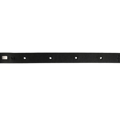 Chanel Calfskin Metal CC Chain Belt 70 28 Black White 4 of 5