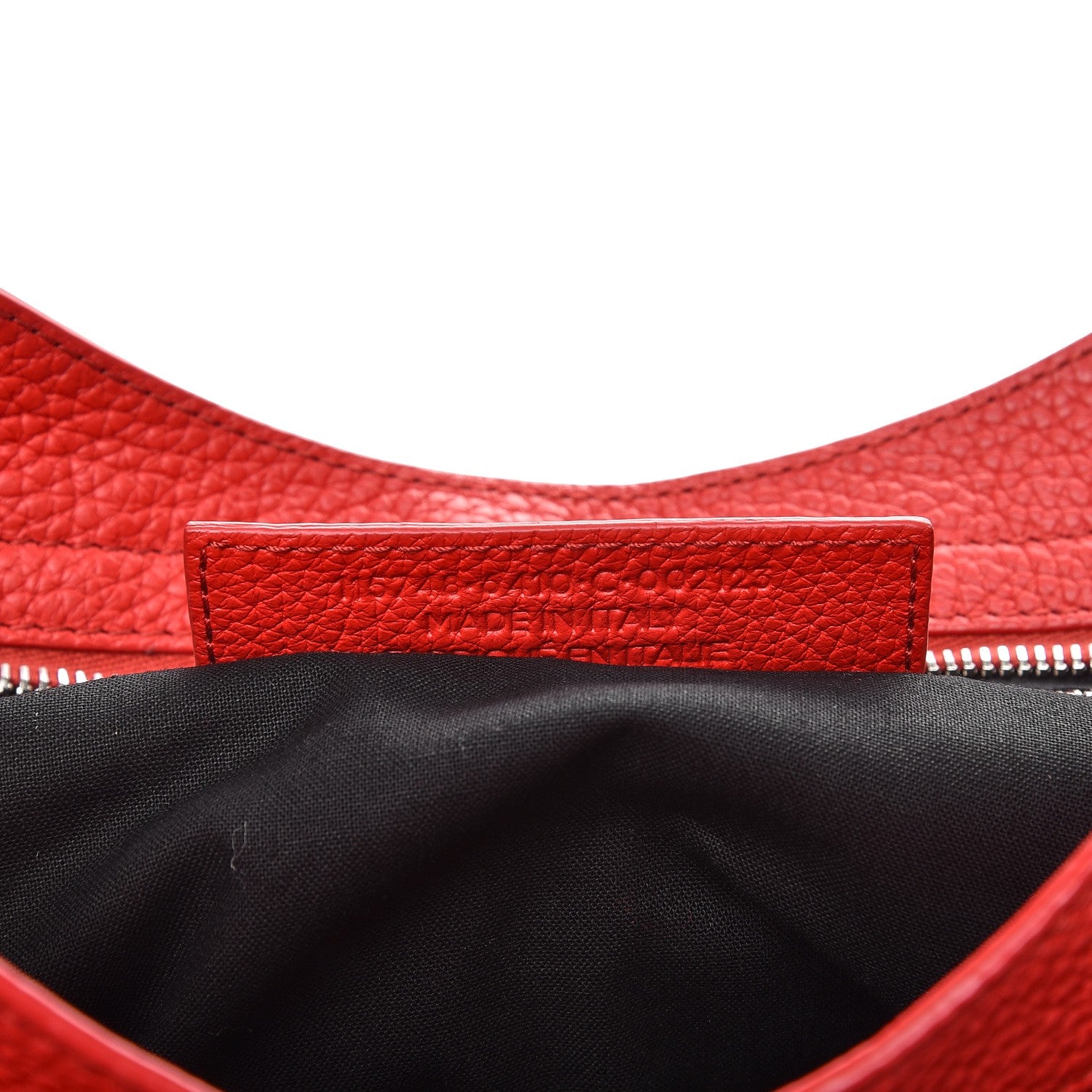 Balenciaga Vibrato Calfskin Classic Silver Hardware City Rouge Cerise 8 of 8