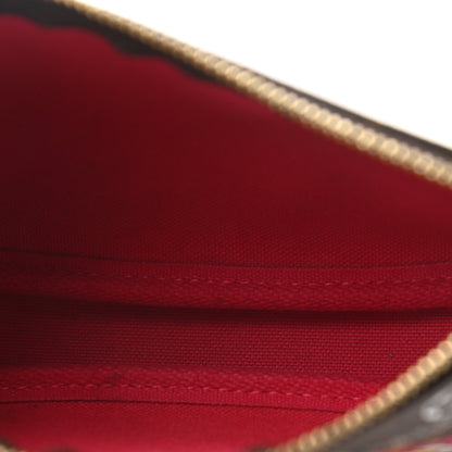 Louis Vuitton Monogram 2019 Christmas Animation Mini Courchevel Pochette Accessories Fuchsia 5 of 7