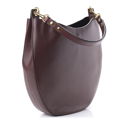 Celine Smooth Calfskin Medium Hobo Burgundy 3 of 8