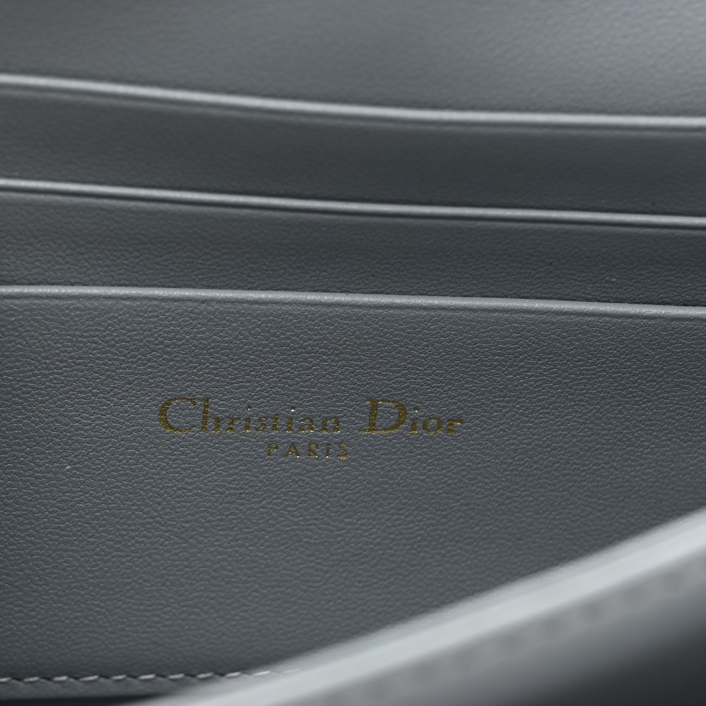 Lambskin Cannage Mini My Dior Top Handle Clutch Cloud Blue