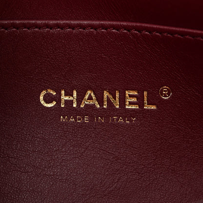 Chanel Shiny Lambskin Quilted Small Daily Friend Flap Black 6 of 10