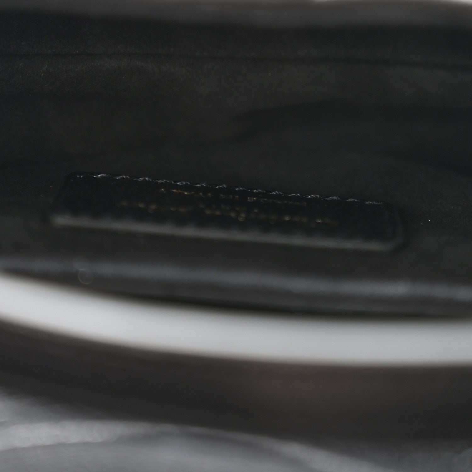 Christian Dior Goatskin Micro Saddle Bag Black 5 of 12