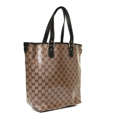 Gucci Crystal Monogram Joy Tote Dark Brown 3 of 12