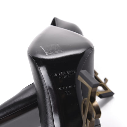 Saint Laurent Calfskin Opyum 110 Pumps 39 Black Gold 9 of 11