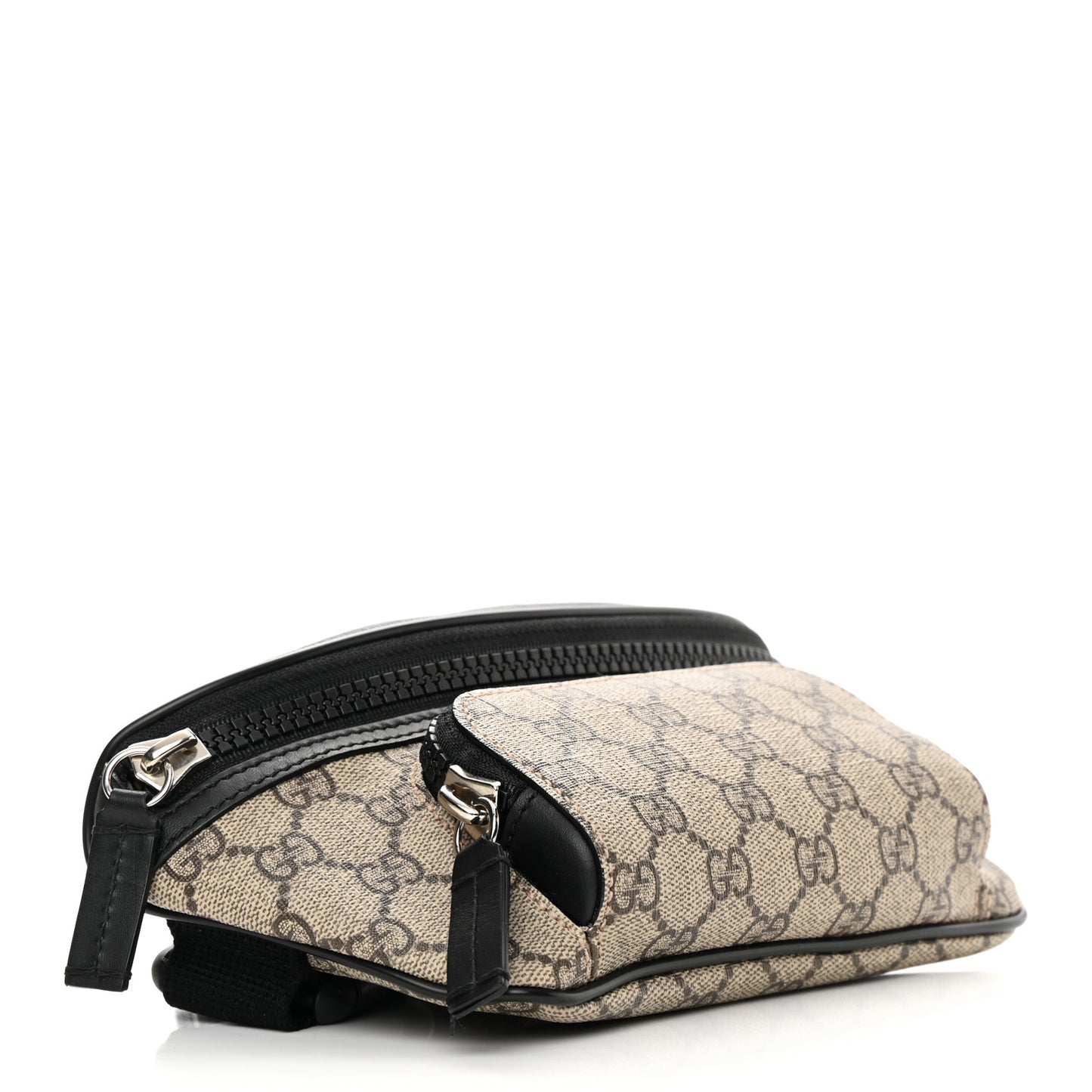 GG Supreme Monogram Belt Bag Black