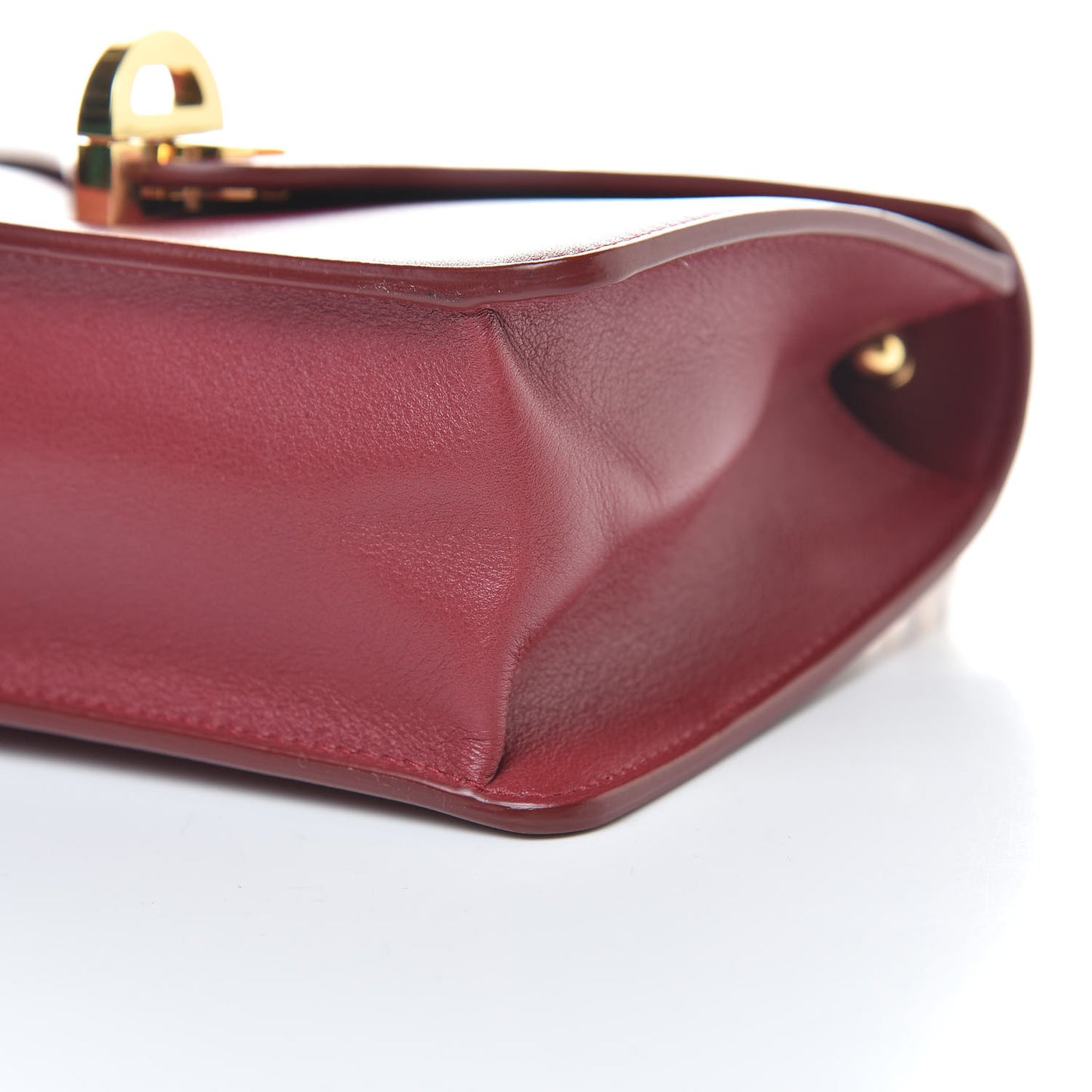 Smooth Calfskin Mini C'est Flap Bag Red