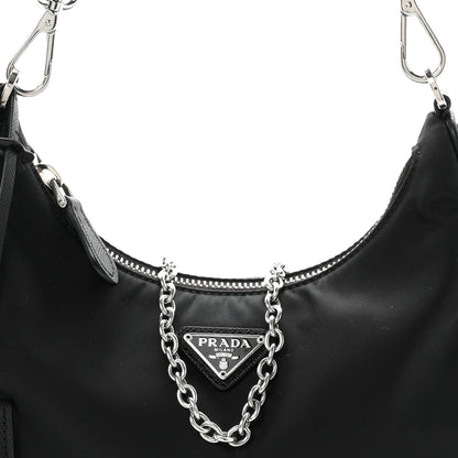 Prada Nylon Re-Edition 2005 Shoulder Bag Black 8 of 11