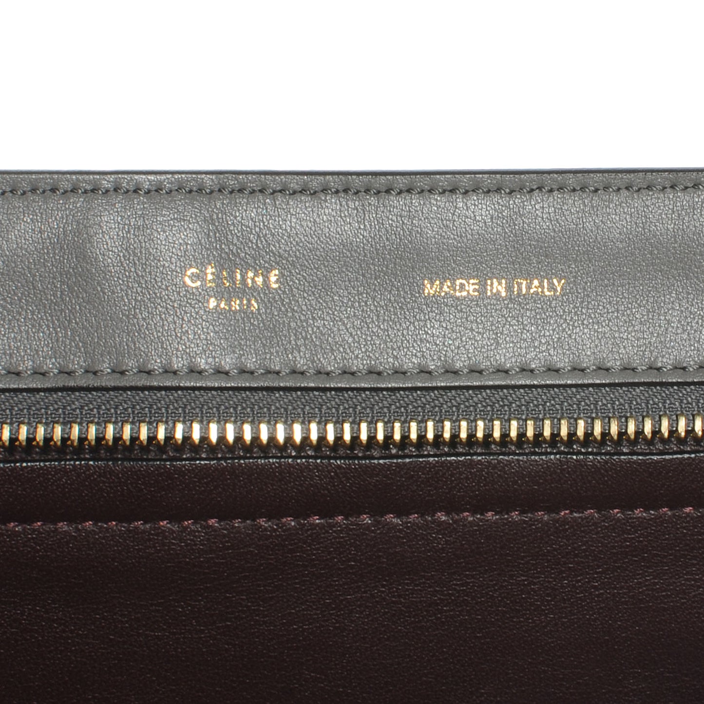 Crocodile Embossed Large Trapeze Grey