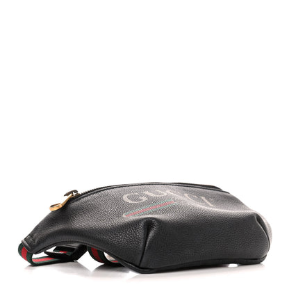 Gucci Grained Calfskin Small Logo Belt Bag Black 3 of 4