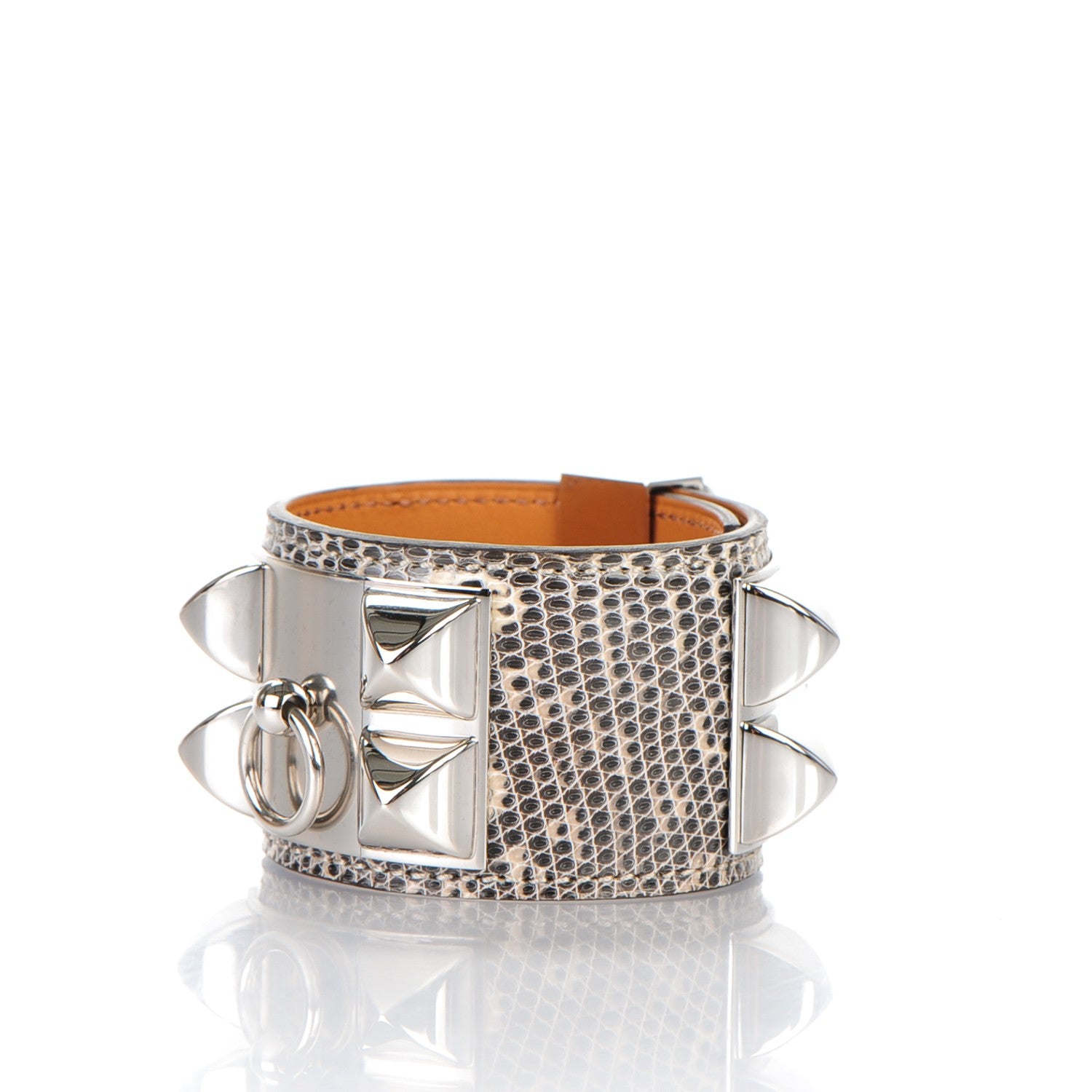 Hermes Lizard Collier De Chien CDC Bracelet S Ombre 3 of 8