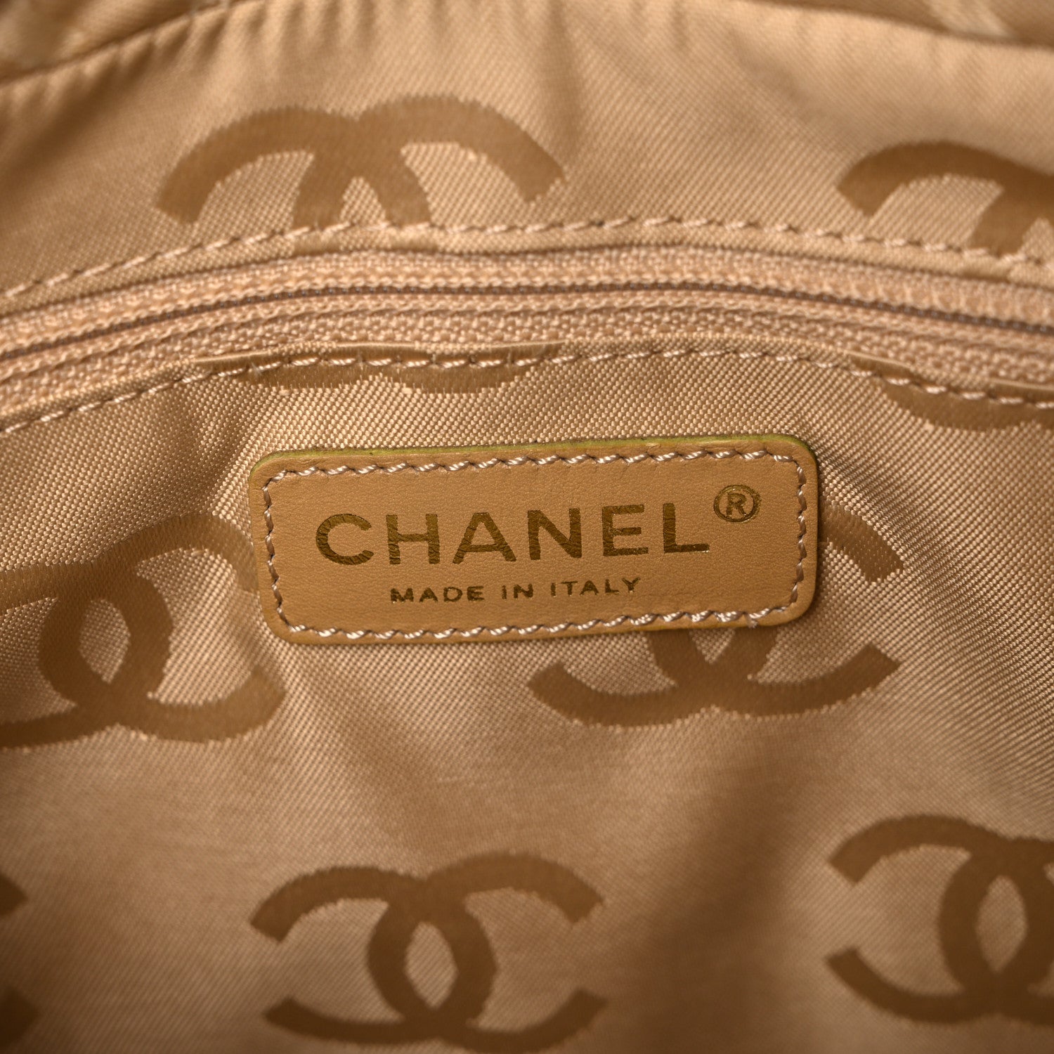 Chanel Calfskin Wild Stitch Small Vertical Top Handle Bag Beige 6 of 11