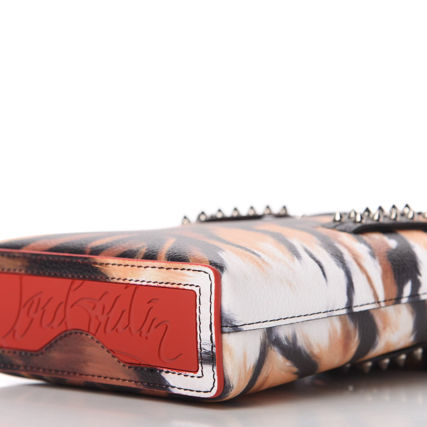 Christian Louboutin Calfskin Bengal Mini North South Cabata Tote Multicolor 7 of 9