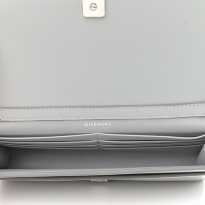 Givenchy Calfskin 4G Wallet on Chain Cloud Grey 5 of 9