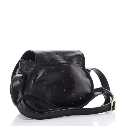 Chloe Calfskin Studded Mini Marcie Crossbody Bag Black 3 of 7