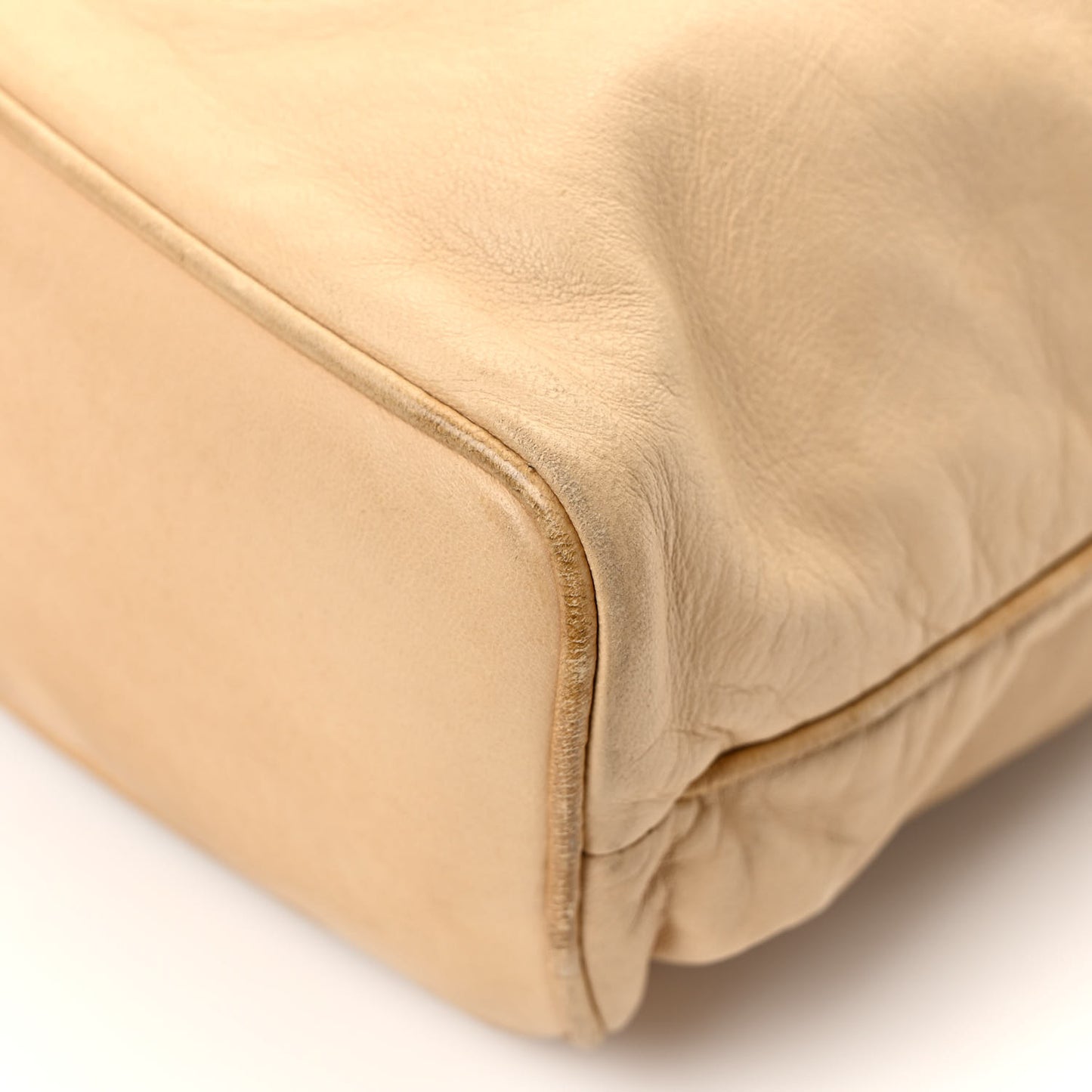 Lambskin Timeless CC Drawstring Backpack Beige