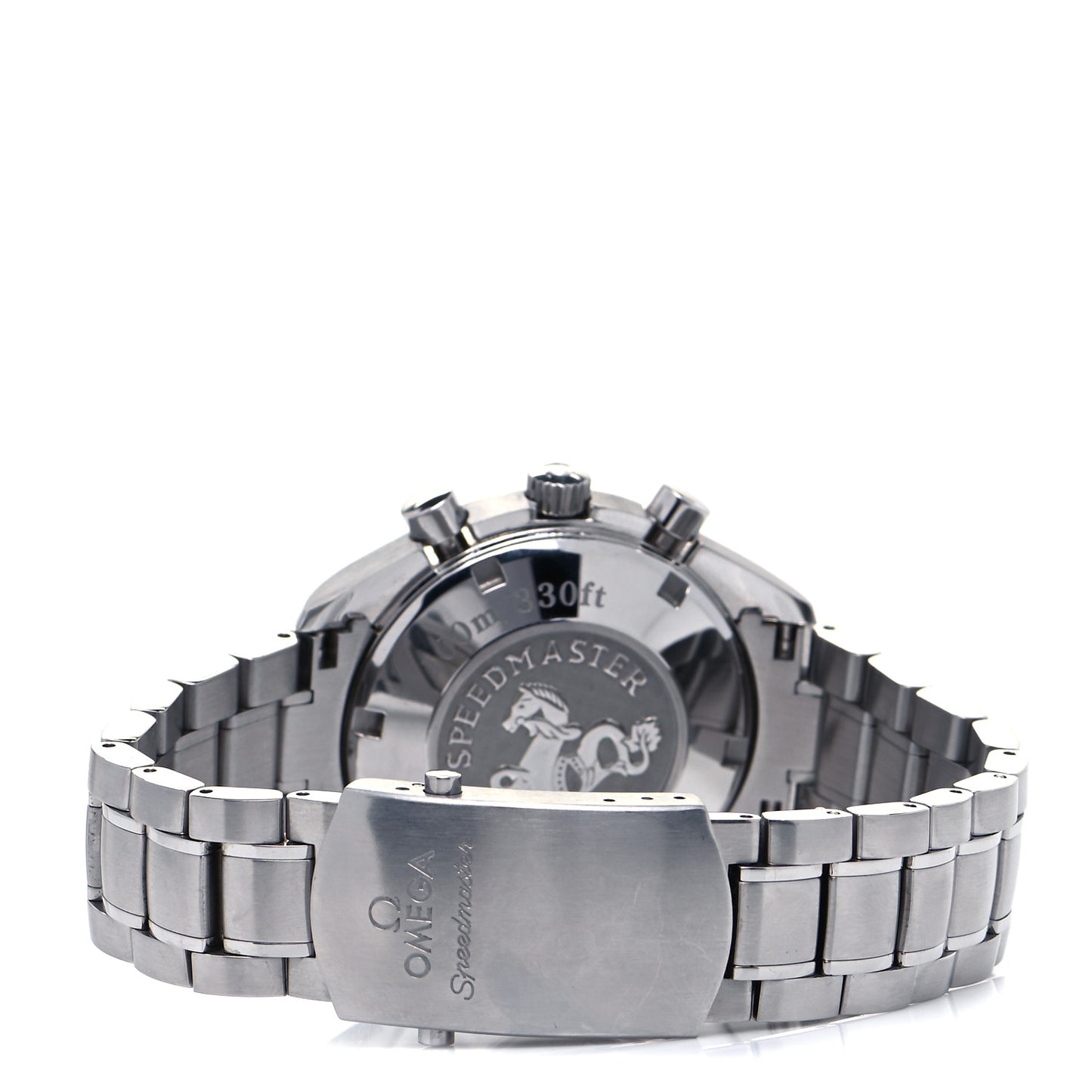 Stainless Steel 40mm Speedmaster Date Chronograph Automatic Watch Grey 323.30.40.40.06.001