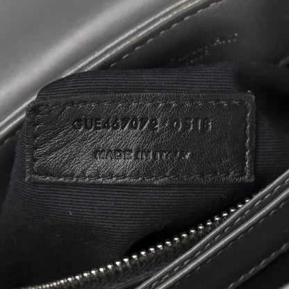 Saint Laurent Calfskin Y Quilted Monogram Toy Loulou Crossbody Bag Storm 7 of 15