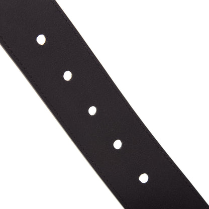 Gucci Monogram Dollar Calfskin 40mm Belt 85 34 Beige Ebony Testa di Moro 5 of 5