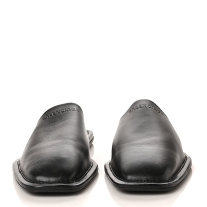 Balenciaga Smooth Calfskin Mens Cozy Slip-On Loafers 46 Black 2 of 6