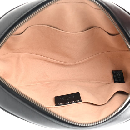 Gucci Calfskin Matelasse GG Marmont Belt Bag 95 38 Black 5 of 13