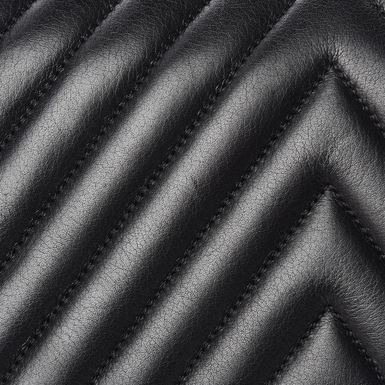Chanel Calfskin Chevron Quilted New Medium Boy Flap Black 13 of 15