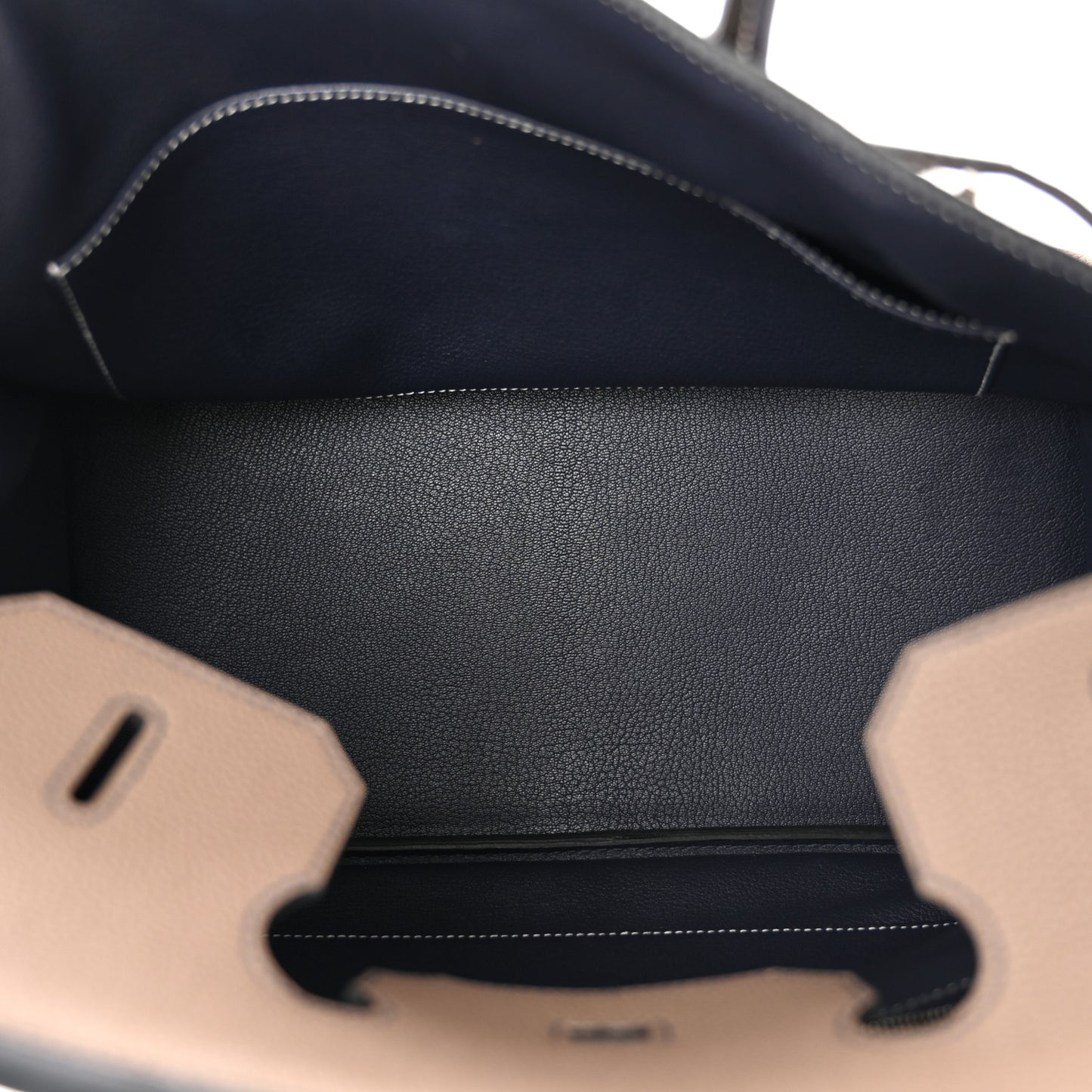 Togo Horseshoe Birkin 35 Etoupe Bleu Nuit