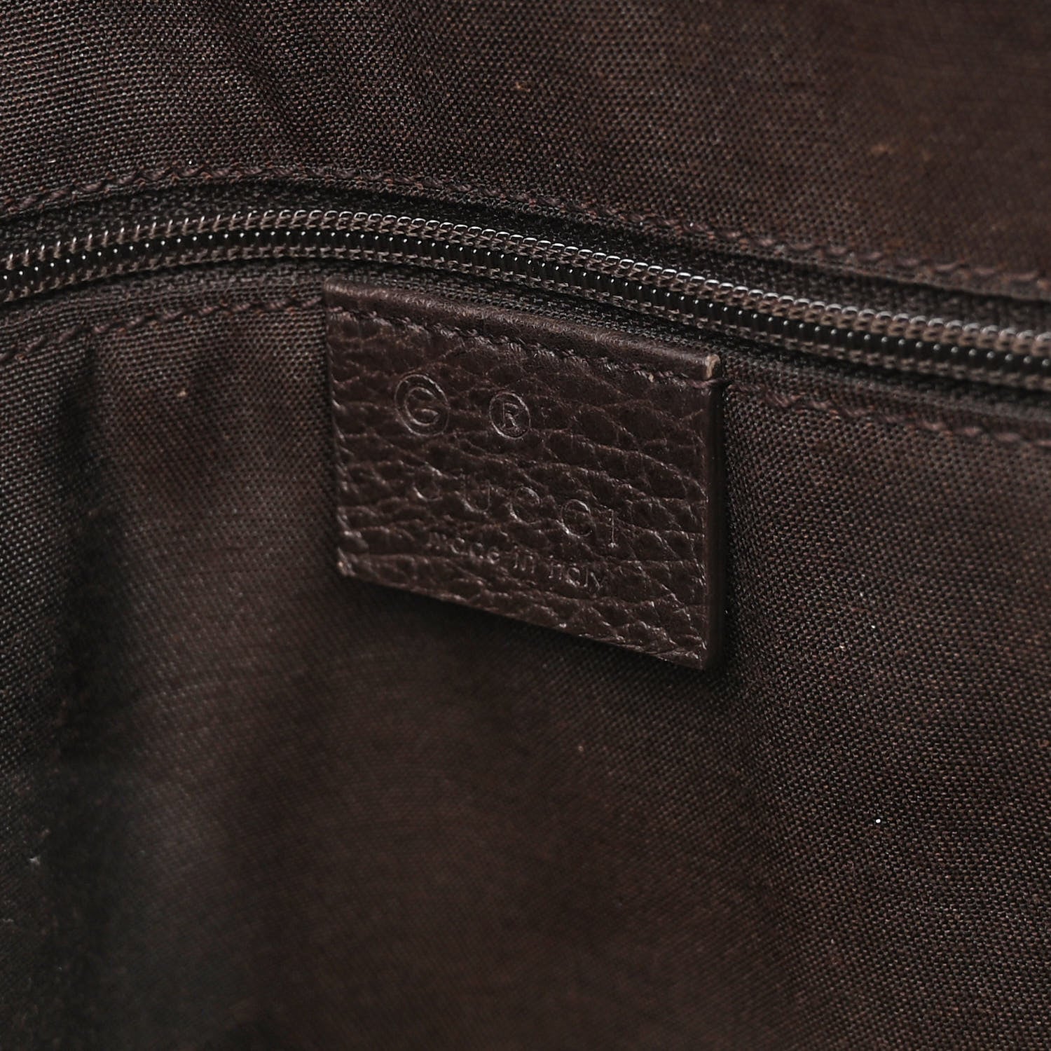Gucci Calfskin Bamboo Top Handle Tote Dark Brown 6 of 12