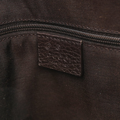 Gucci Calfskin Bamboo Top Handle Tote Dark Brown 6 of 12