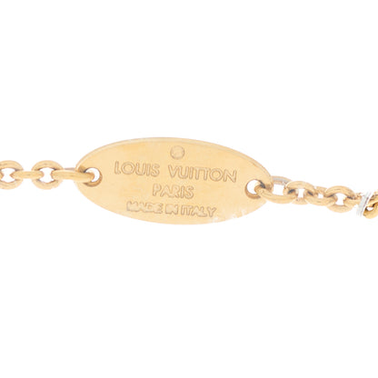 Louis Vuitton Brass Essential V Necklace Gold 3 of 5